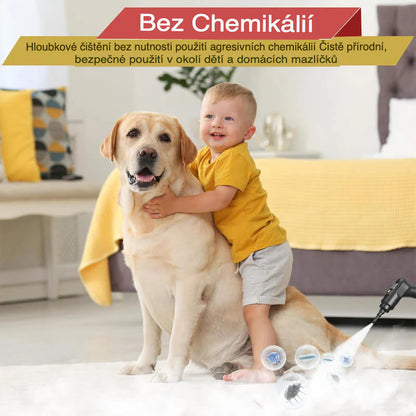 2500 W  Vysokotlaký  parní  čistič  s  rukavicemi